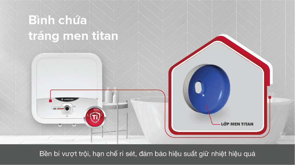 Máy nước nóng gián tiếp Ariston 15 lít 2500W AN2 15 RS 2.5 FE – hình 5