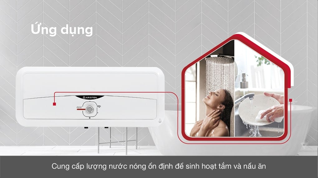 Máy nước nóng gián tiếp Ariston 20 lít 2500W SL2 20 R 2.5FE - MT – hình 3