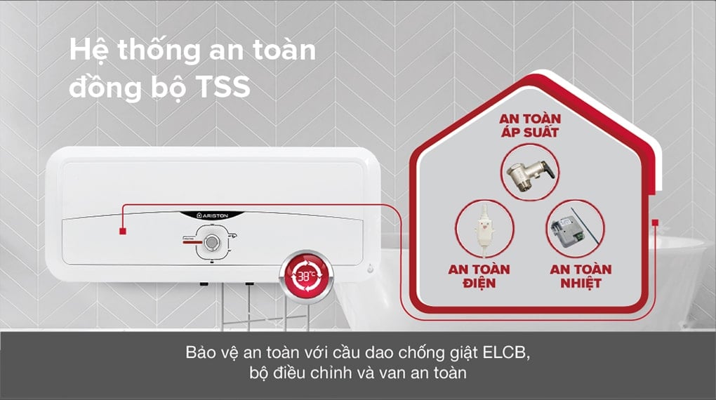 Máy nước nóng gián tiếp Ariston 20 lít 2500W SL2 20 R 2.5FE - MT – hình 4