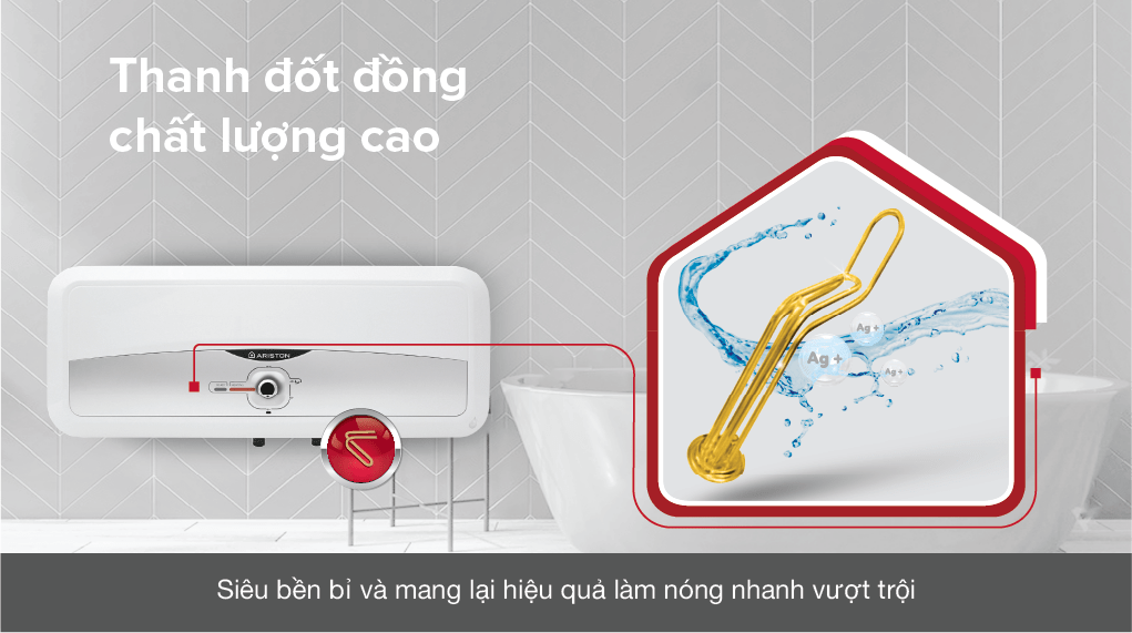 Máy nước nóng gián tiếp Ariston 20 lít 2500W SL2 20 RS 2.5 FE – hình 5