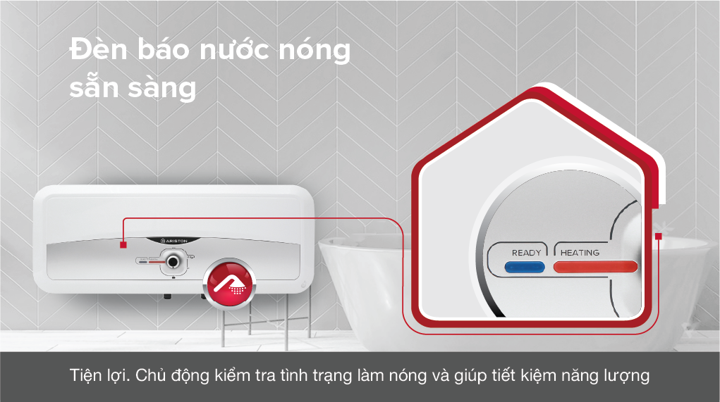 Máy nước nóng gián tiếp Ariston 20 lít 2500W SL2 20 RS 2.5 FE – hình 8