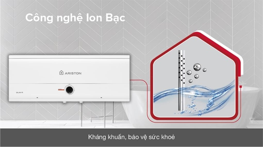 Máy nước nóng gián tiếp Ariston 20 lít 2500W SLIM3 20 R MT – hình 1