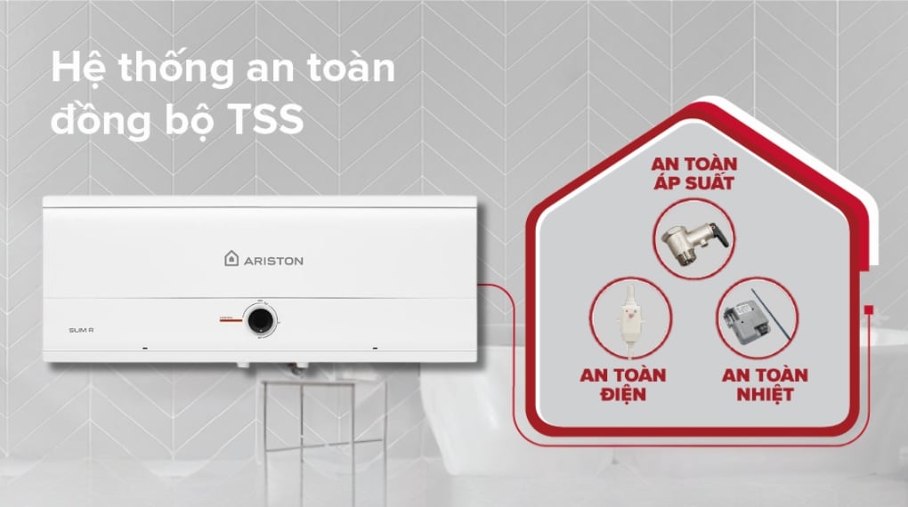 Máy nước nóng gián tiếp Ariston 20 lít 2500W SLIM3 20 R MT – hình 4