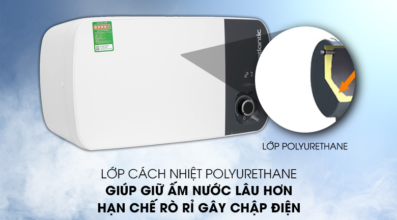Máy nước nóng gián tiếp Atlantic 20 lít 2500W SWH 20H M-3 NEO PLUS 823019 – hình 6