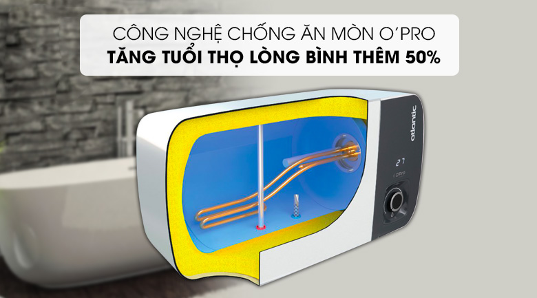 Máy nước nóng gián tiếp Atlantic 20 lít 2500W SWH 20H M-3 NEO PLUS 823019 – hình 7