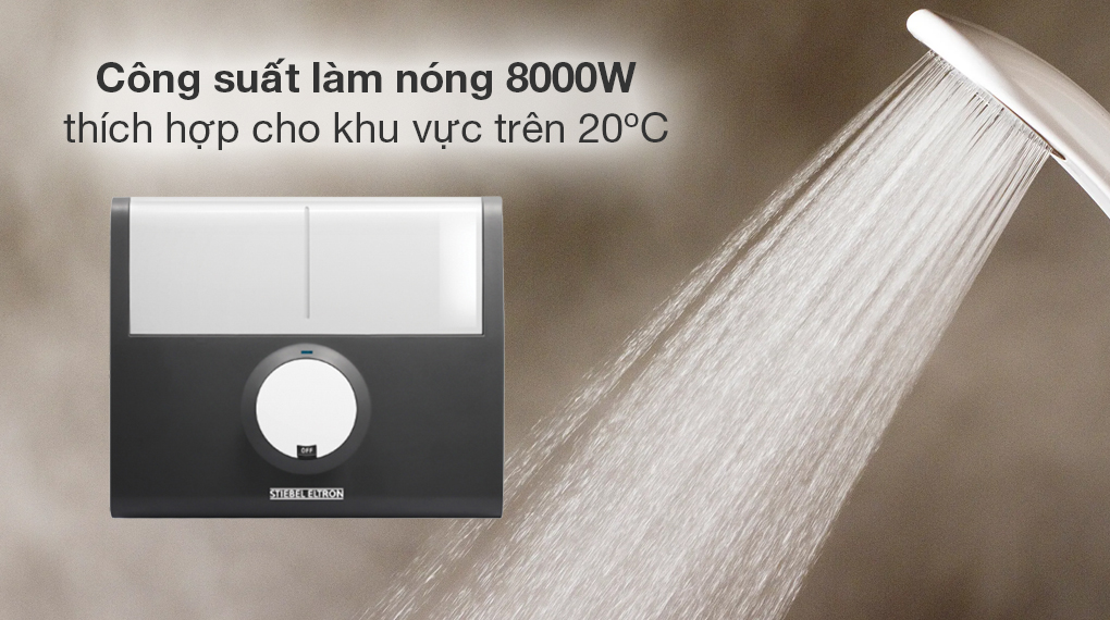 Máy nước nóng trực tiếp đa điểm Stiebel Eltron DDH 8 EC 8000W – hình 4