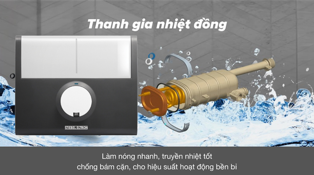 Máy nước nóng trực tiếp đa điểm Stiebel Eltron DDH 8 EC 8000W – hình 6