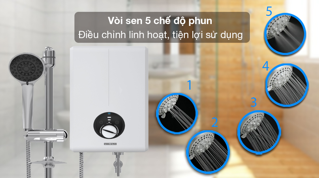 Máy nước nóng trực tiếp Stiebel Eltron XGP 45 EC 4500W – hình 6