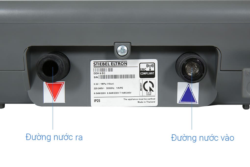 Máy nước nóng trực tiếp đa điểm Stiebel Eltron DDH 6 EC 6000W ảnh 4
