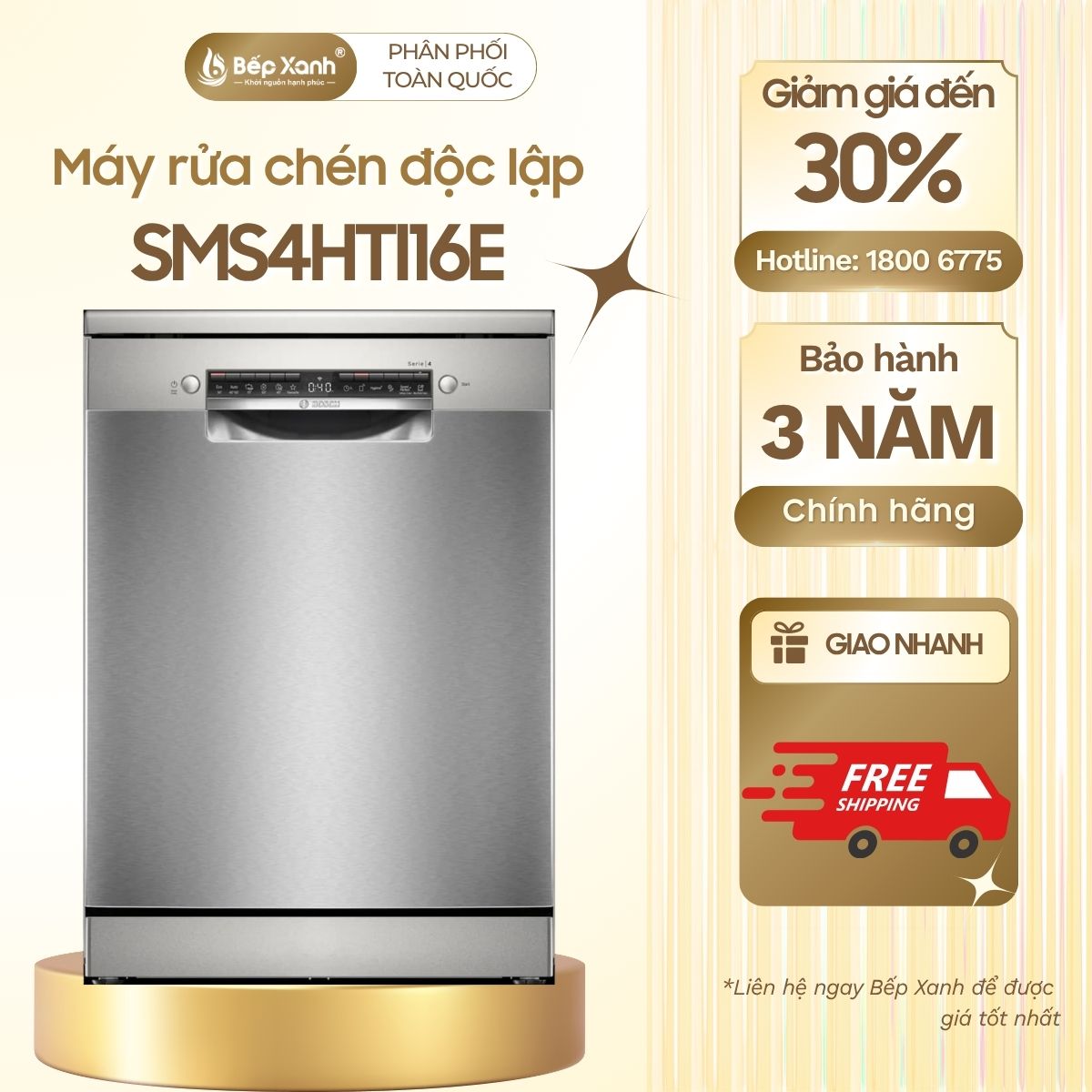 Máy nước nóng trực tiếp Panasonic 4500W DH-4VS1VW