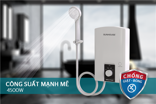 Máy nước nóng trực tiếp Sunhouse SHA9452OP ảnh 3