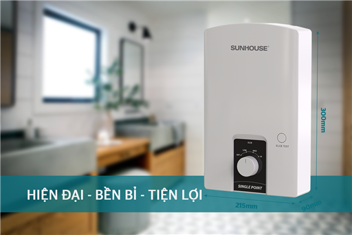 Máy nước nóng trực tiếp Sunhouse SHA9452OP ảnh 5