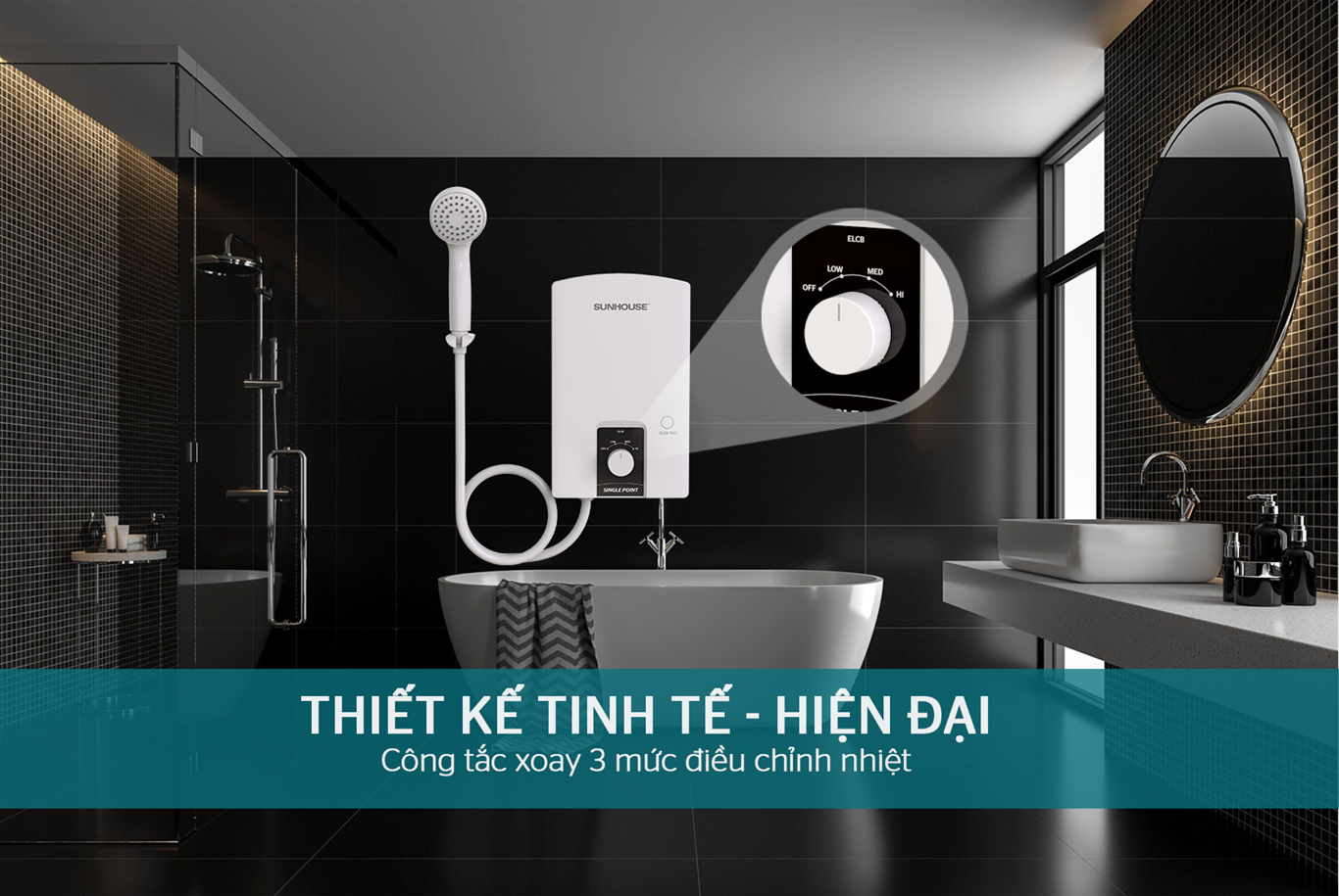 Máy nước nóng trực tiếp Sunhouse SHA9452OP ảnh 7