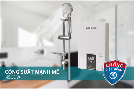 Máy nước nóng trực tiếp Sunhouse SHA9453EP ảnh 3