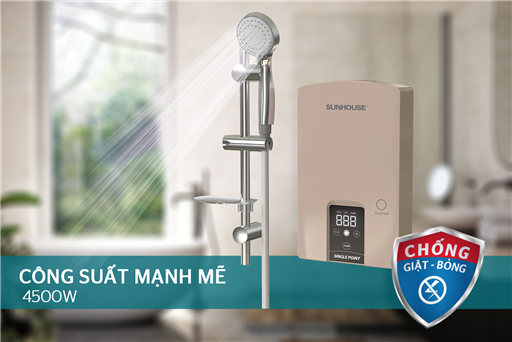 Máy nước nóng trực tiếp Sunhouse SHA9454EP ảnh 3