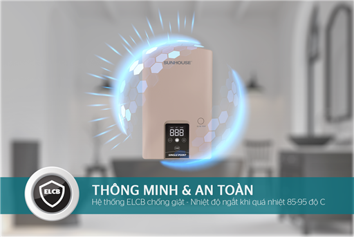 Máy nước nóng trực tiếp Sunhouse SHA9454EP ảnh 4